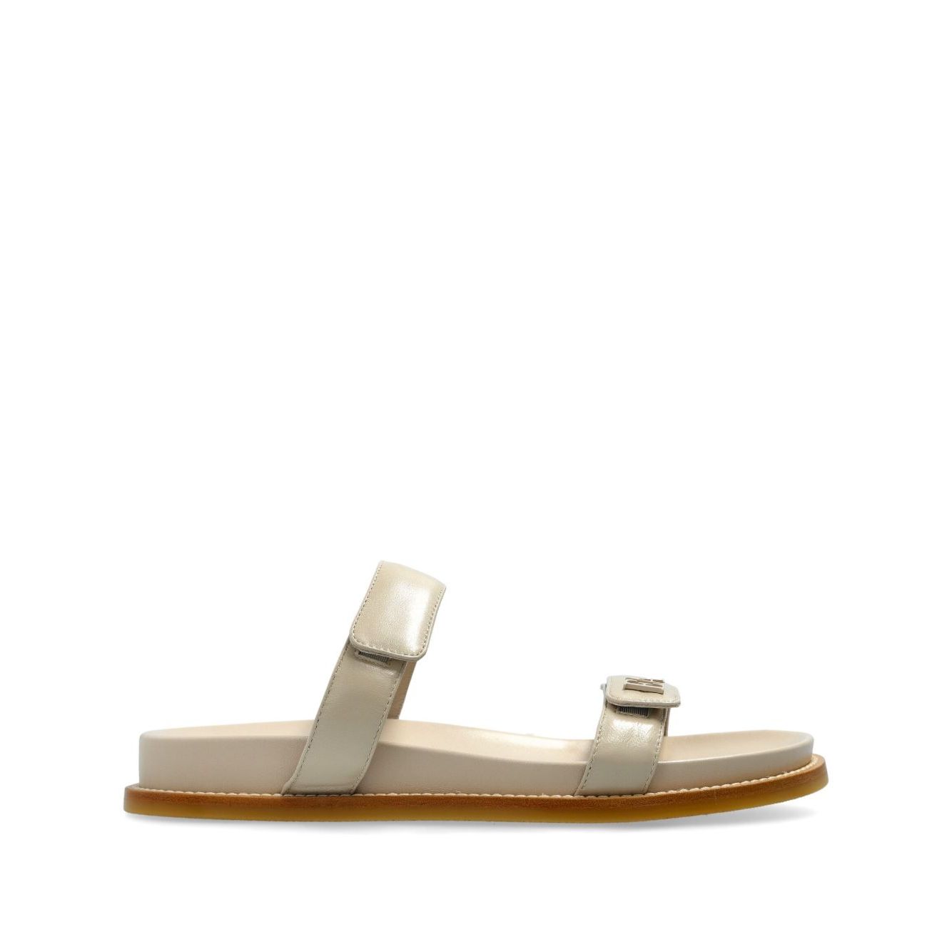 EMPORIO ARMANI EXCLUSIVE Emporio Armani Leather Slide Sandals
