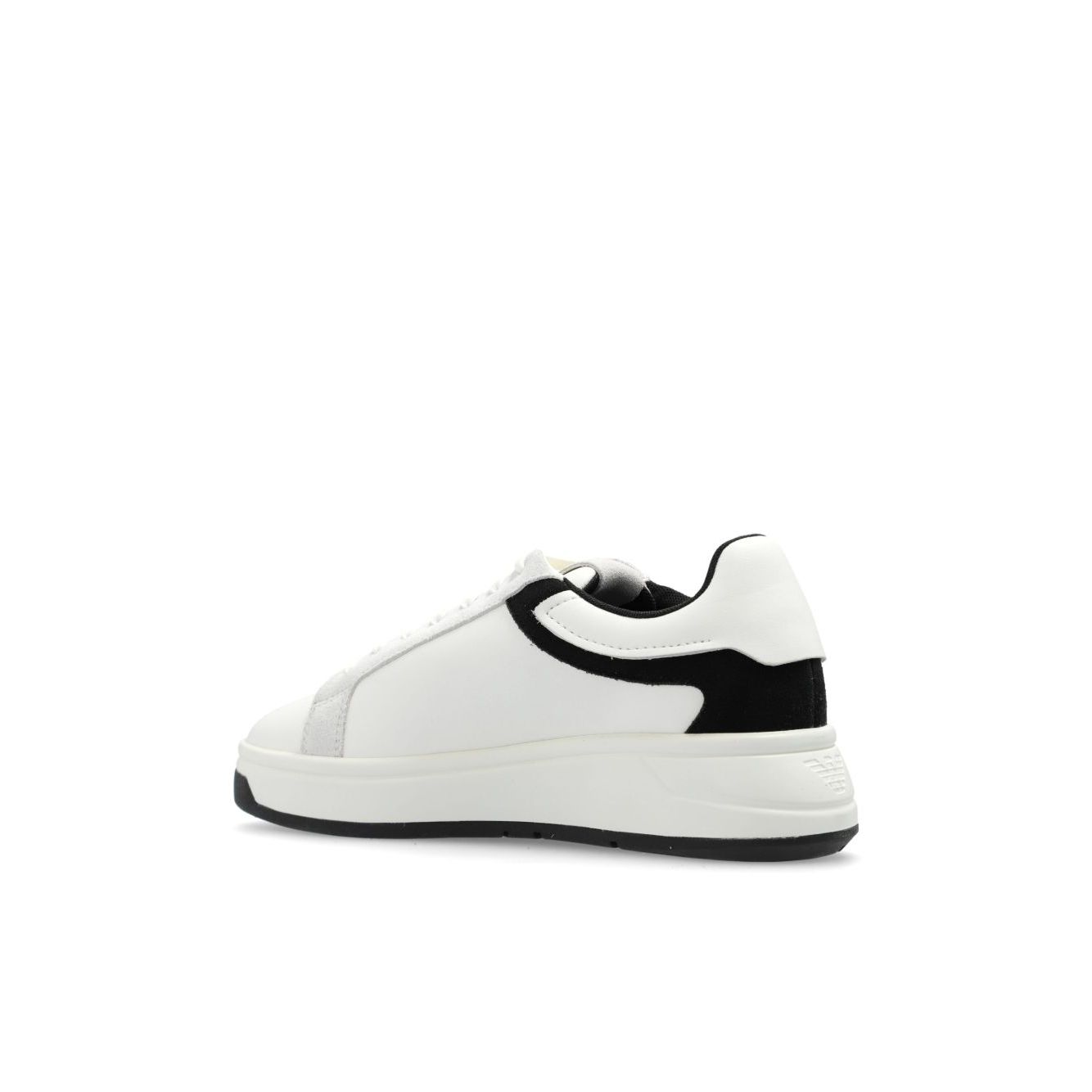 EMPORIO ARMANI EXCLUSIVE Emporio Armani Leather sneakers with suede details and eagle plaque