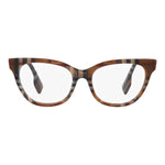 BURBERRY MOD. EVELYN BE 2375 acetate lady eyewear in plaid design.
