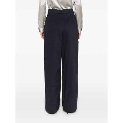 Emporio Armani Cotton Wide Leg Trousers