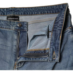 Emporio Armani Blue Washed High Waisted Skinny Women Denim Jeans PAN74323-34