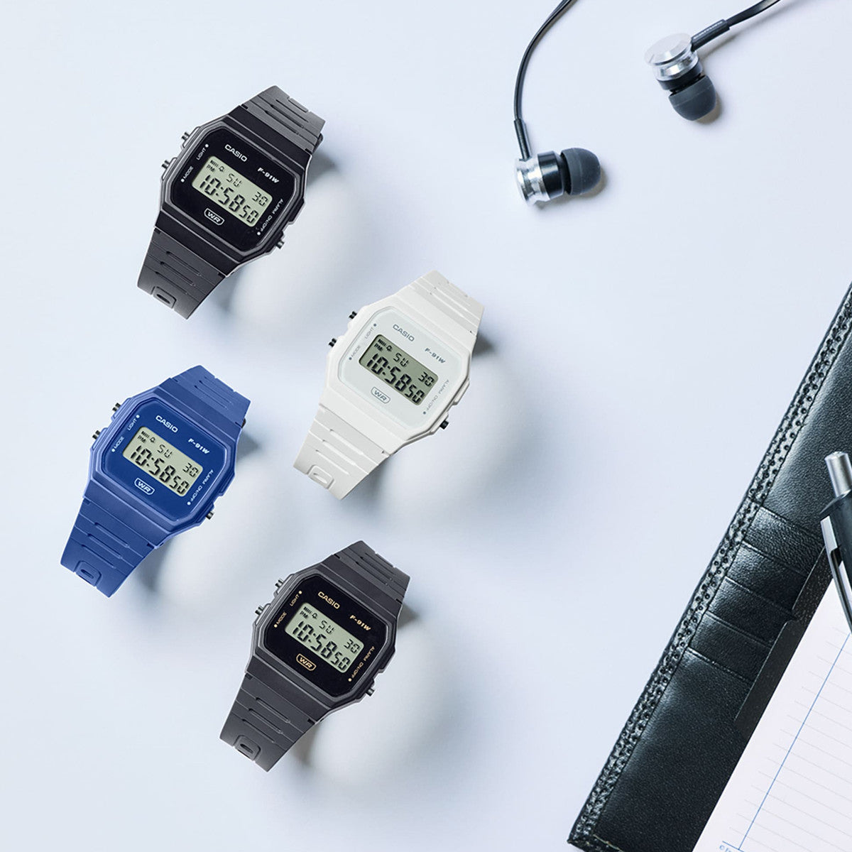 CASIO VINTAGE Mod. F-91 BIO RESIN STRAP - GUN