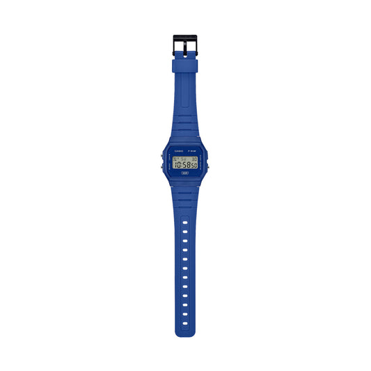 CASIO VINTAGE Mod. F-91 BIO RESIN STRAP - BLUE WATCHES