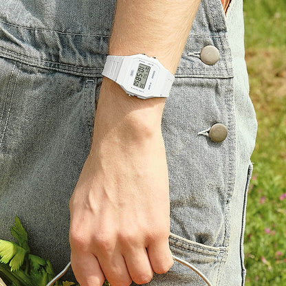 CASIO VINTAGE Mod. F-91 BIO RESIN STRAP - WHITE-6