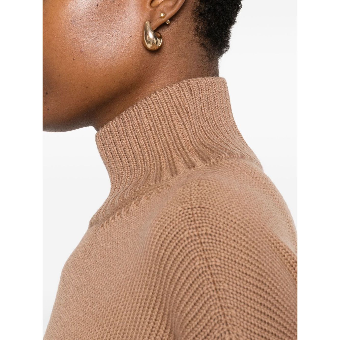 Fabiana Filippi Sweaters Camel Topwear