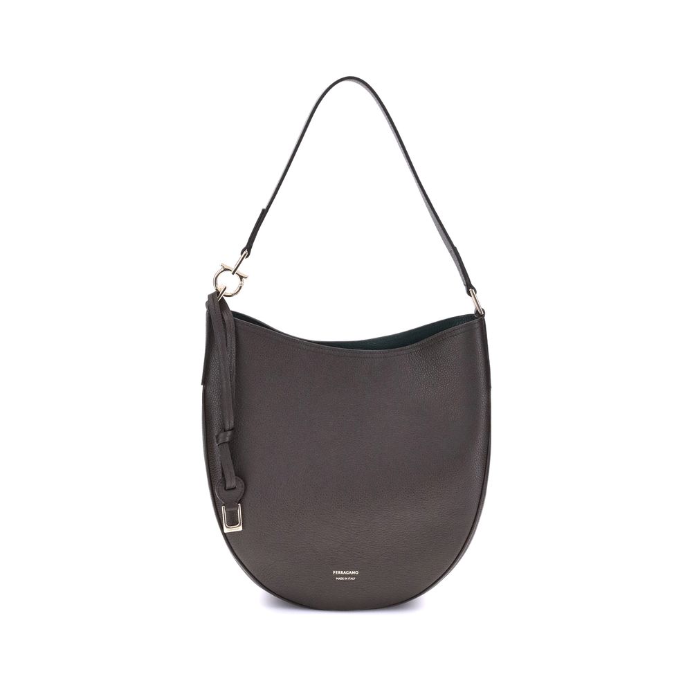 Front view with bag zipped and handles upright.
