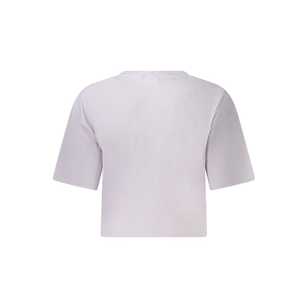Fila Pink Cotton Women T-Shirt