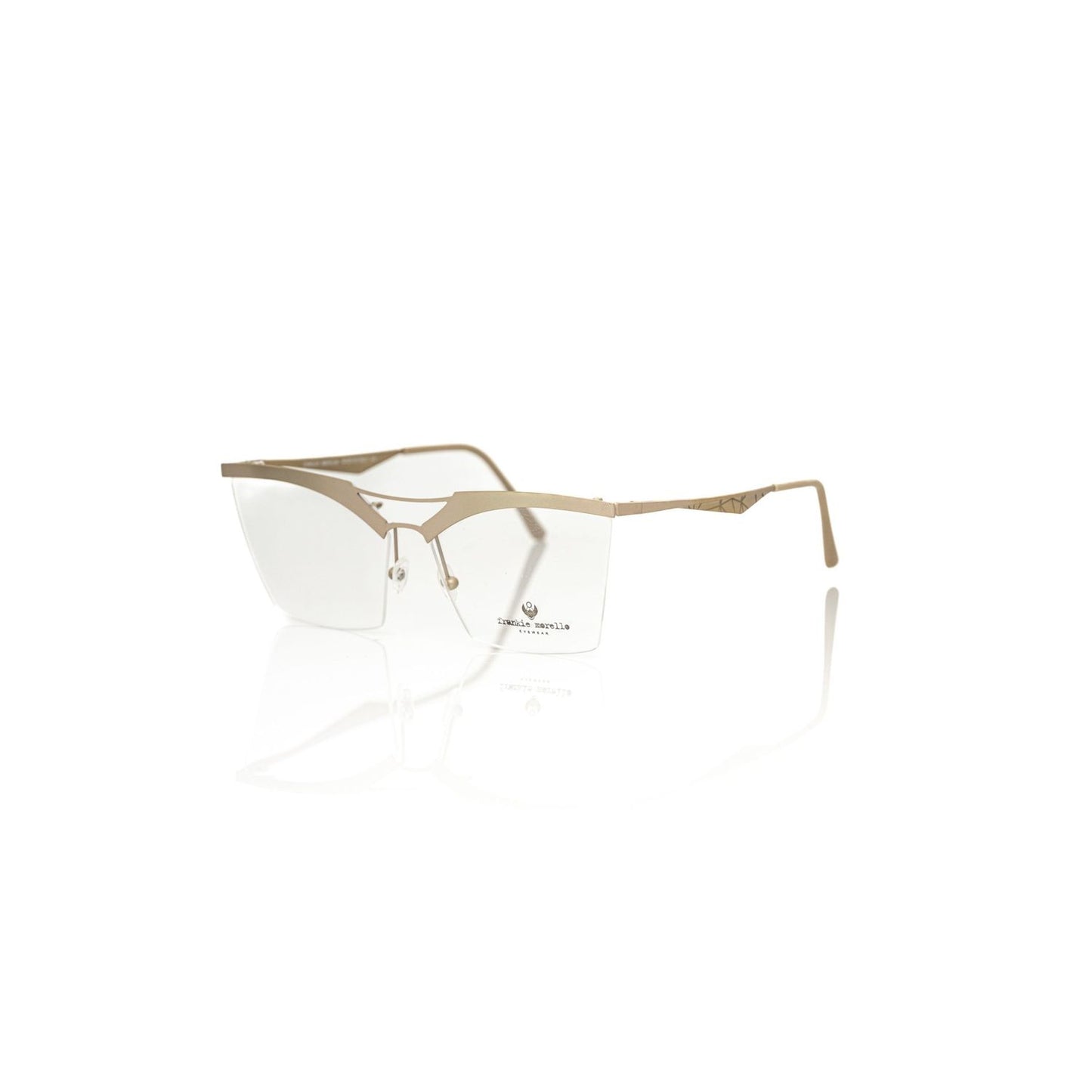 Frankie Morello Brown Metallic Fiber Women Frame
