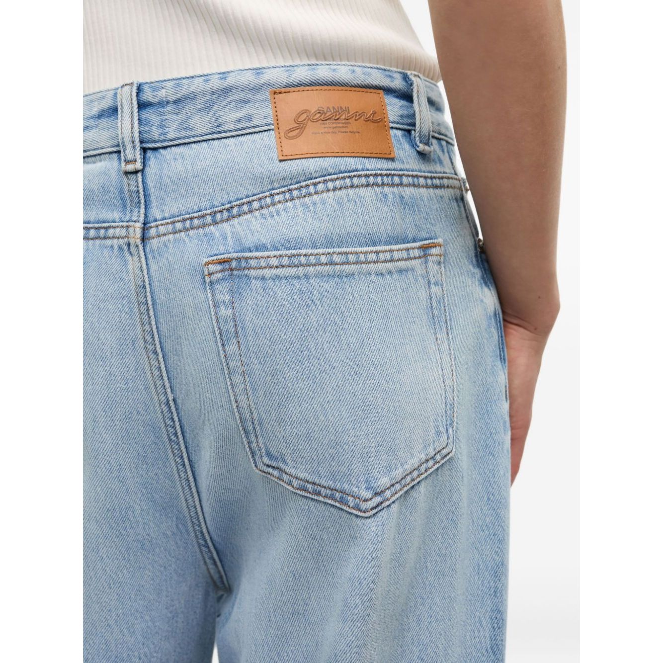 GANNI Jeans Clear Blue