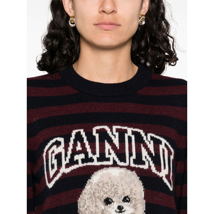 GANNI Sweaters Bordeaux