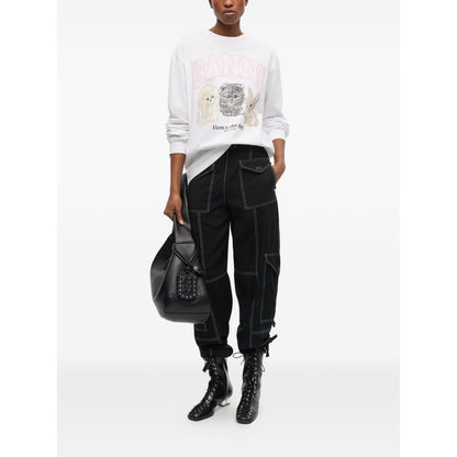 GANNI Sweaters White Topwear