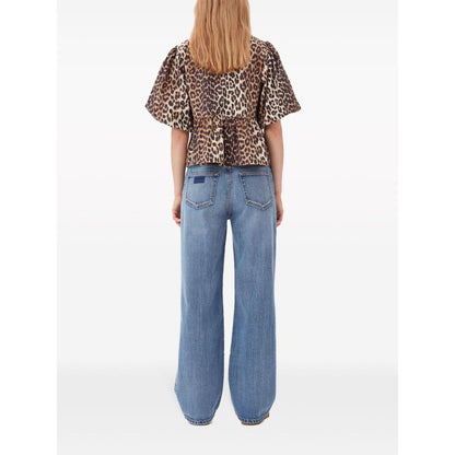 GANNI Top Brown Topwear