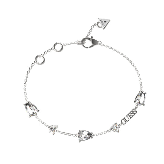 GUESS JEWELS JEWELRY Mod. JUBB04410JWRHS delicate silver bracelet with crystal embellishments