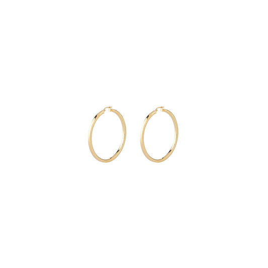 GUESS JEWELS JEWELRY Mod. JUBE04200JWYGT-U gold hoop earrings.