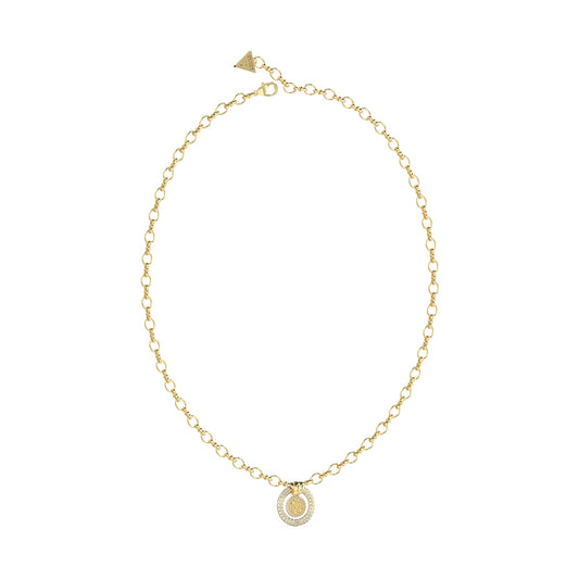 GUESS JEWELS JEWELRY Mod. JUBN04056JWYGT-U gold chain necklace with pendant.