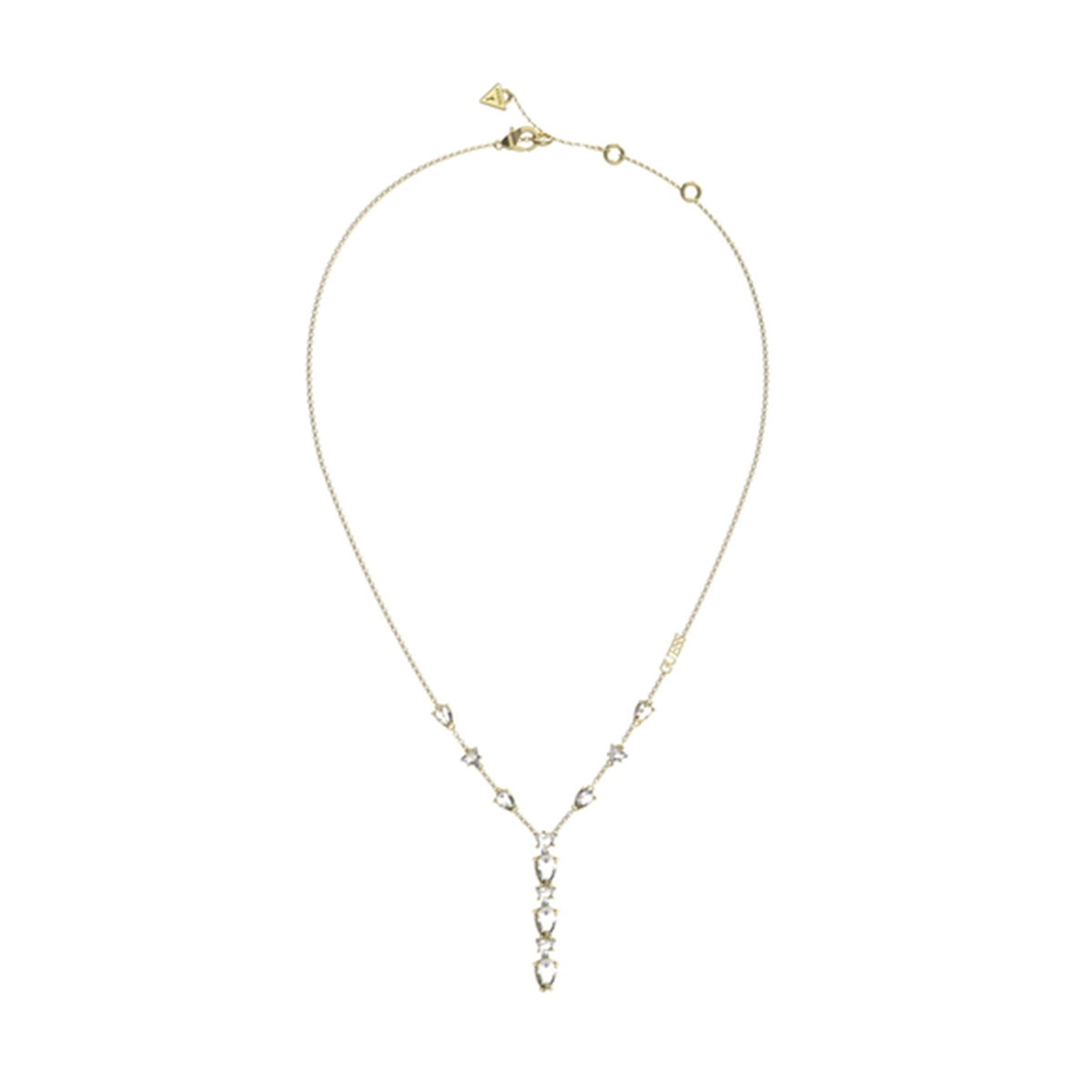 GUESS JEWELS JEWELRY Mod. JUBN04408JWYGT-U elegant necklace with gold chain and crystal accents