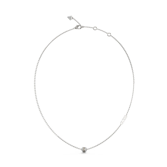 GUESS JEWELS JEWELRY Mod. JUBN04455JWRHT-U necklace featuring a delicate chain with a small pendant.