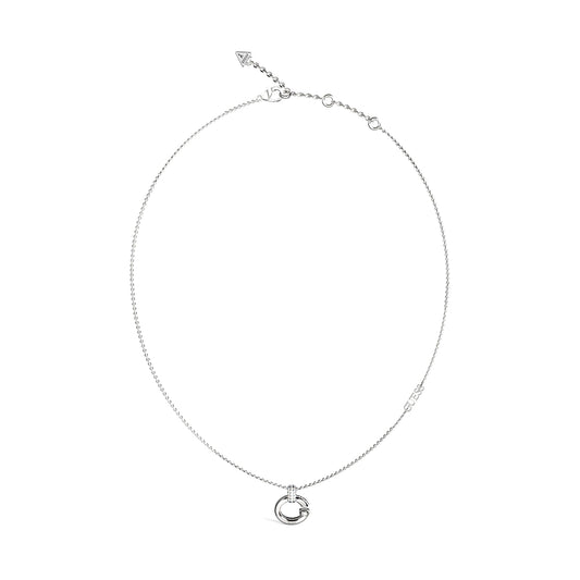 GUESS JEWELS JEWELRY Mod. JUBN04518JWRHT-U elegant silver necklace