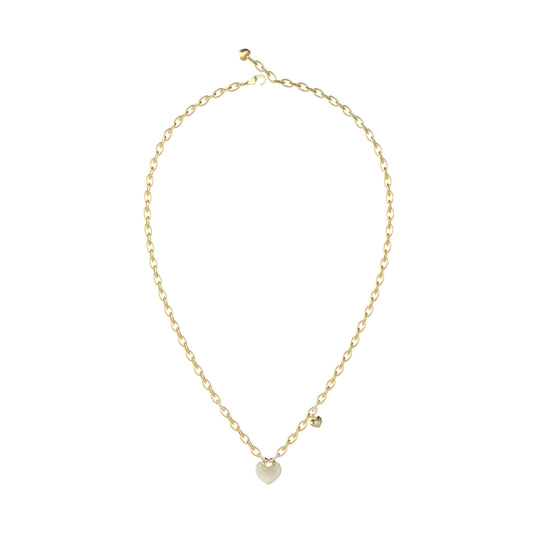 GUESS JEWELS JEWELRY Mod. JUBN05212JWYGT-U gold heart necklace.
