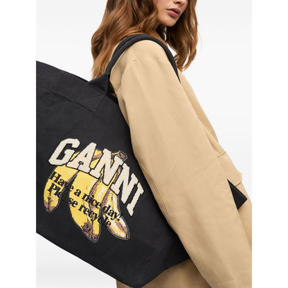 Ganni Organic cotton XXL tote bag Shopper