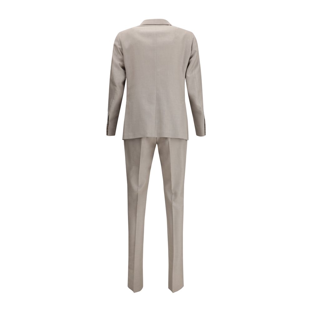 Gi Capri Virgin wool Suit back view showcasing blazer and pants with elegant design, tailored fit, and sophisticated style.