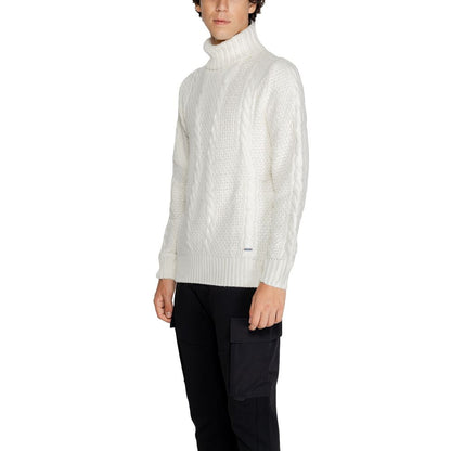 Gianni Lupo White Polyester Turtleneck