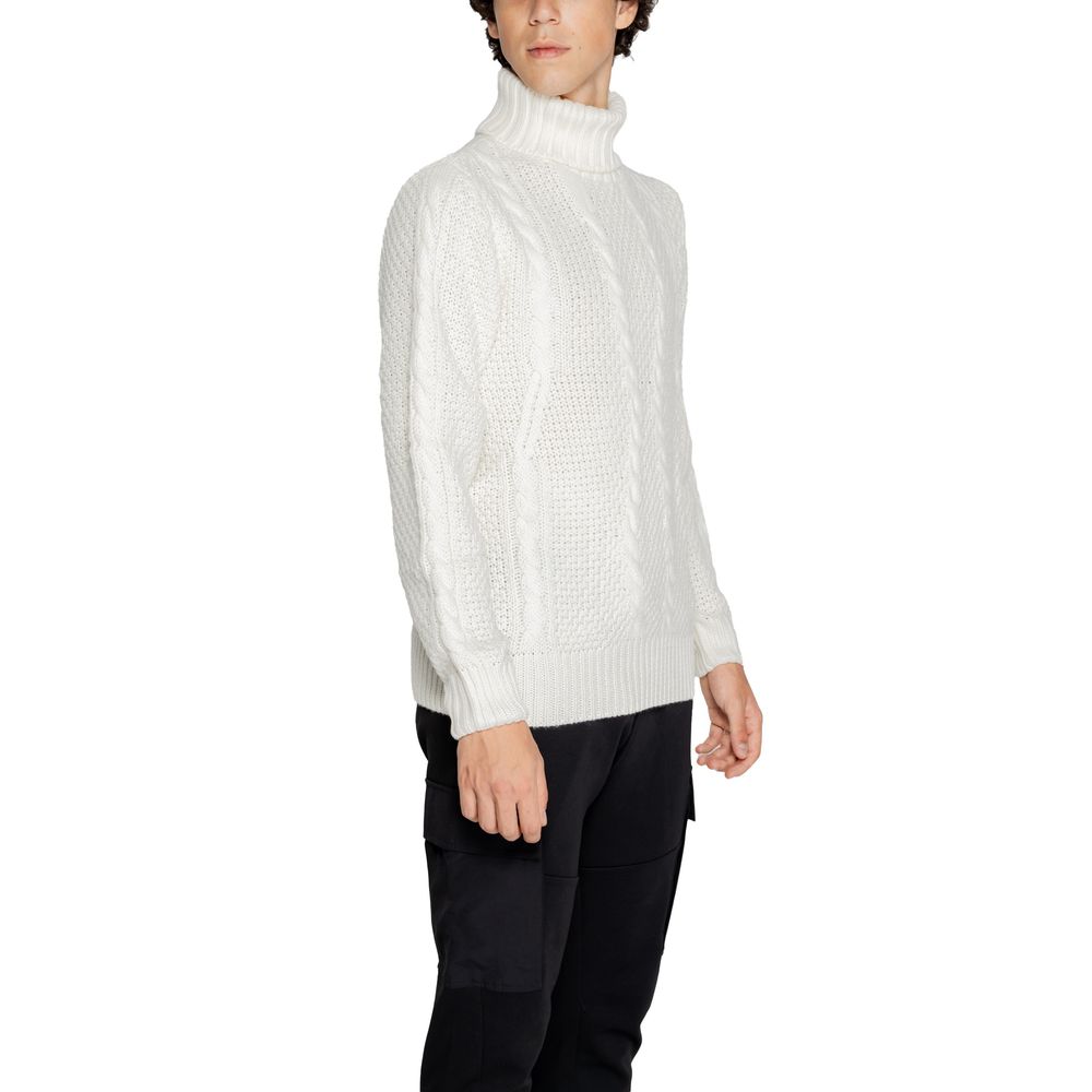 Gianni Lupo White Polyester Turtleneck