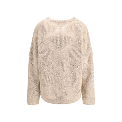 Giorgio Armani Cream Cashmere Cashmere Sweater