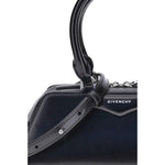 Close-up of Givenchy Antigona East-West Mini Handbag with leather handles and signature logo.