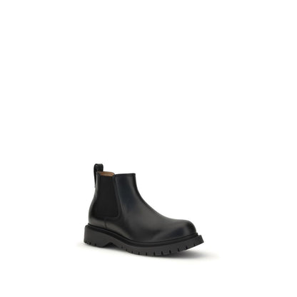 Givenchy Black Bull Skin Chelsea Boots
