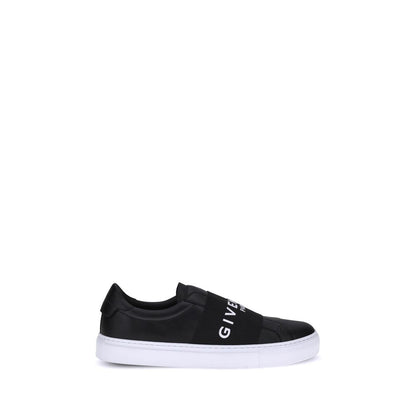Givenchy Black Calf Leather Bos Taurus Low Top Sneakers