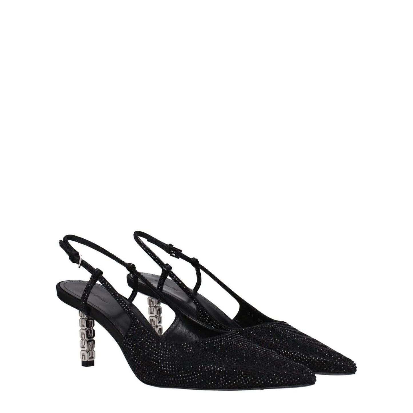 Givenchy Black Fabric High Heel Pumps