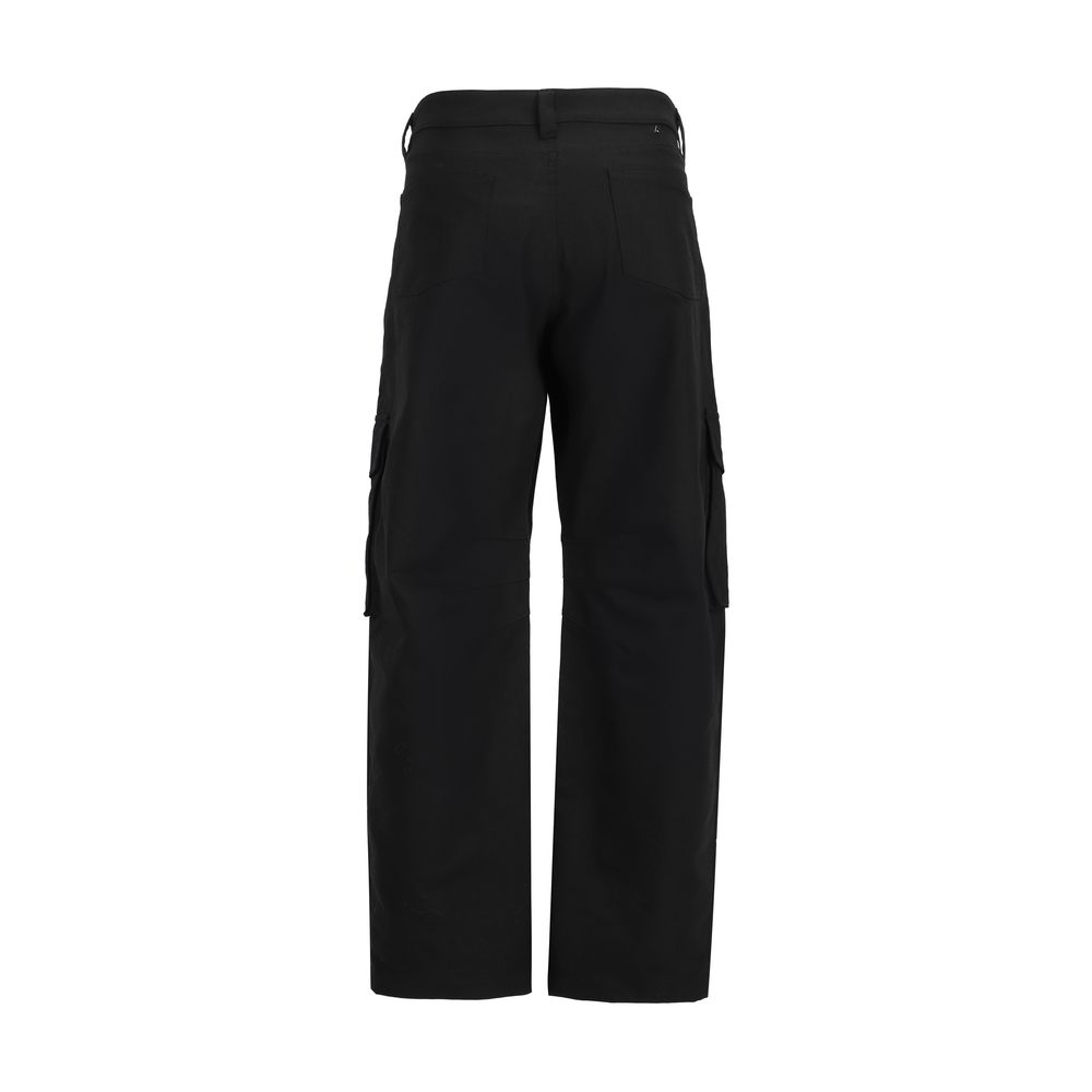 Golden Goose Black Elastane Cargo Pants