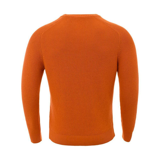 Gran Sasso Italian Cotton Chic Orange Sweater GR-4347670-IT50 | L