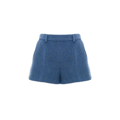 Gucci Blue Wool Shorts