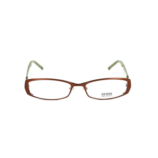 Guess Brown Metal Frames - Unisex GLASSES GU1570D96, 53/17/140mm, stylish and durable, brown color.