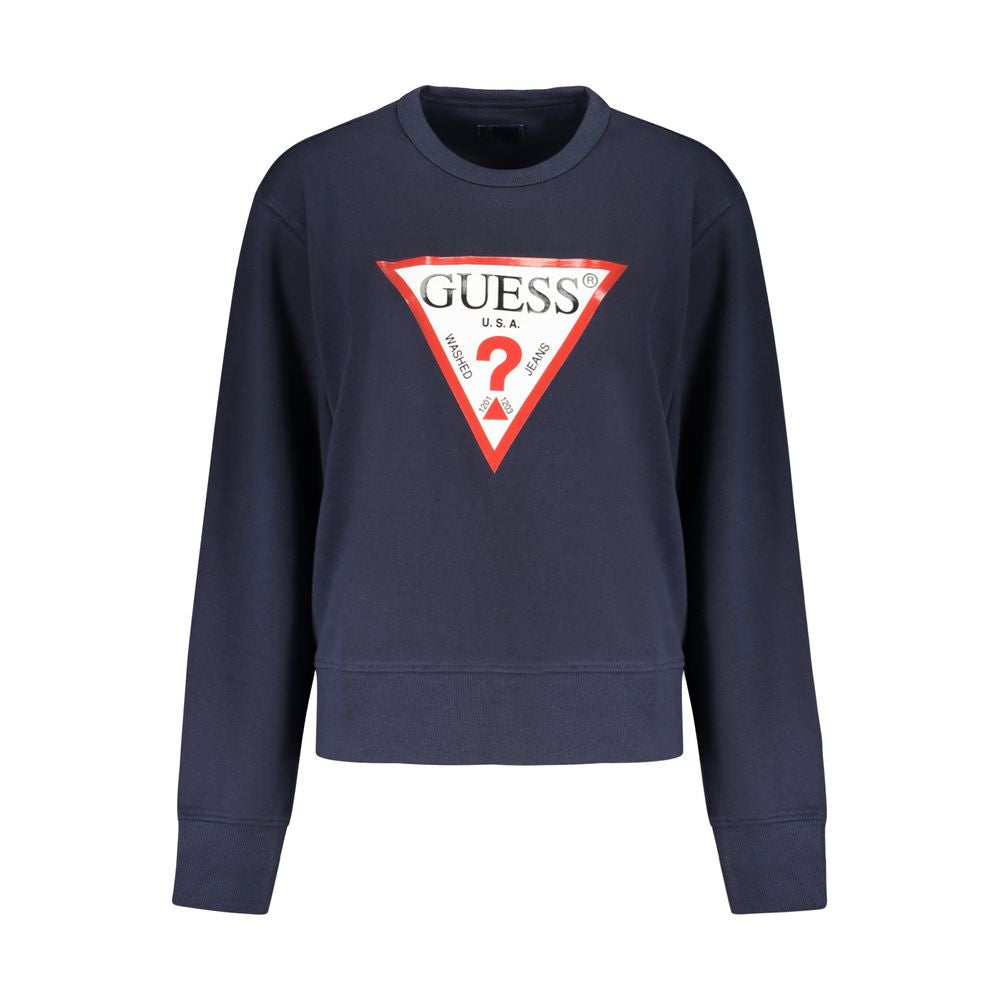 Guess Jeans Blue Cotton Women Sweater