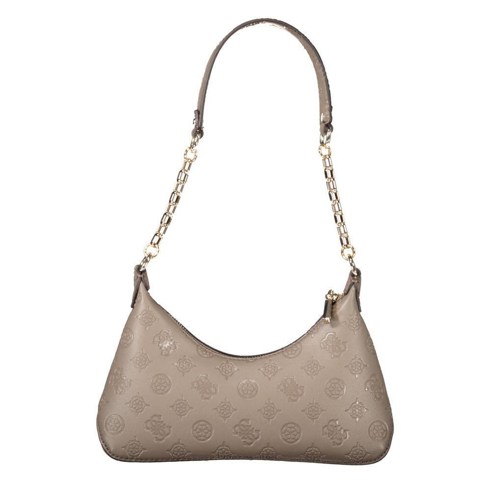 Front view with bag zipped and handles upright.