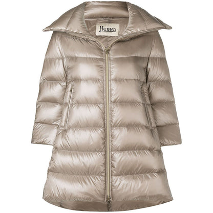 Herno Coats Dove Grey Jackets