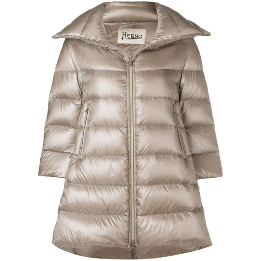 Herno Coats Dove Grey Jackets