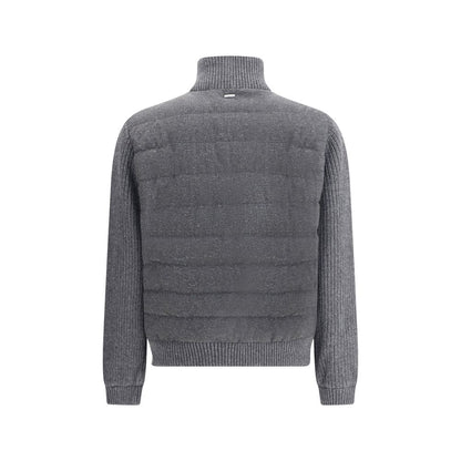 Herno Gray Wool Bomber