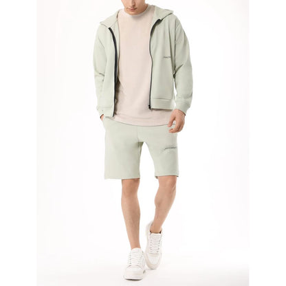 Hinnominate Green Cotton Men's Hoodie