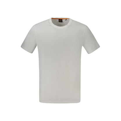 Hugo Boss Bianco Cotton Mens T-Shirt