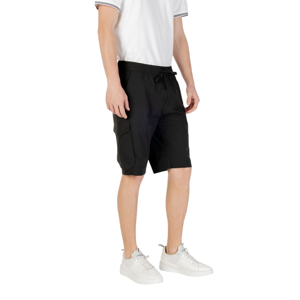 Hugo Boss Black Polyester Bermuda Shorts