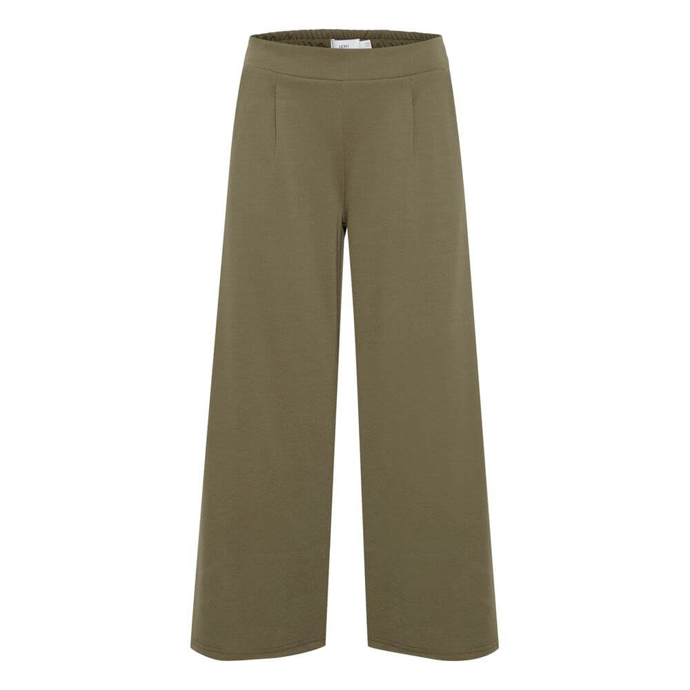 ICHI Green Recycled Polyester Pant