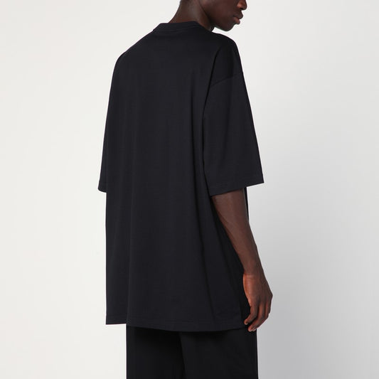 adidas Y-3 Black cotton Y-3 Boxy T-shirt