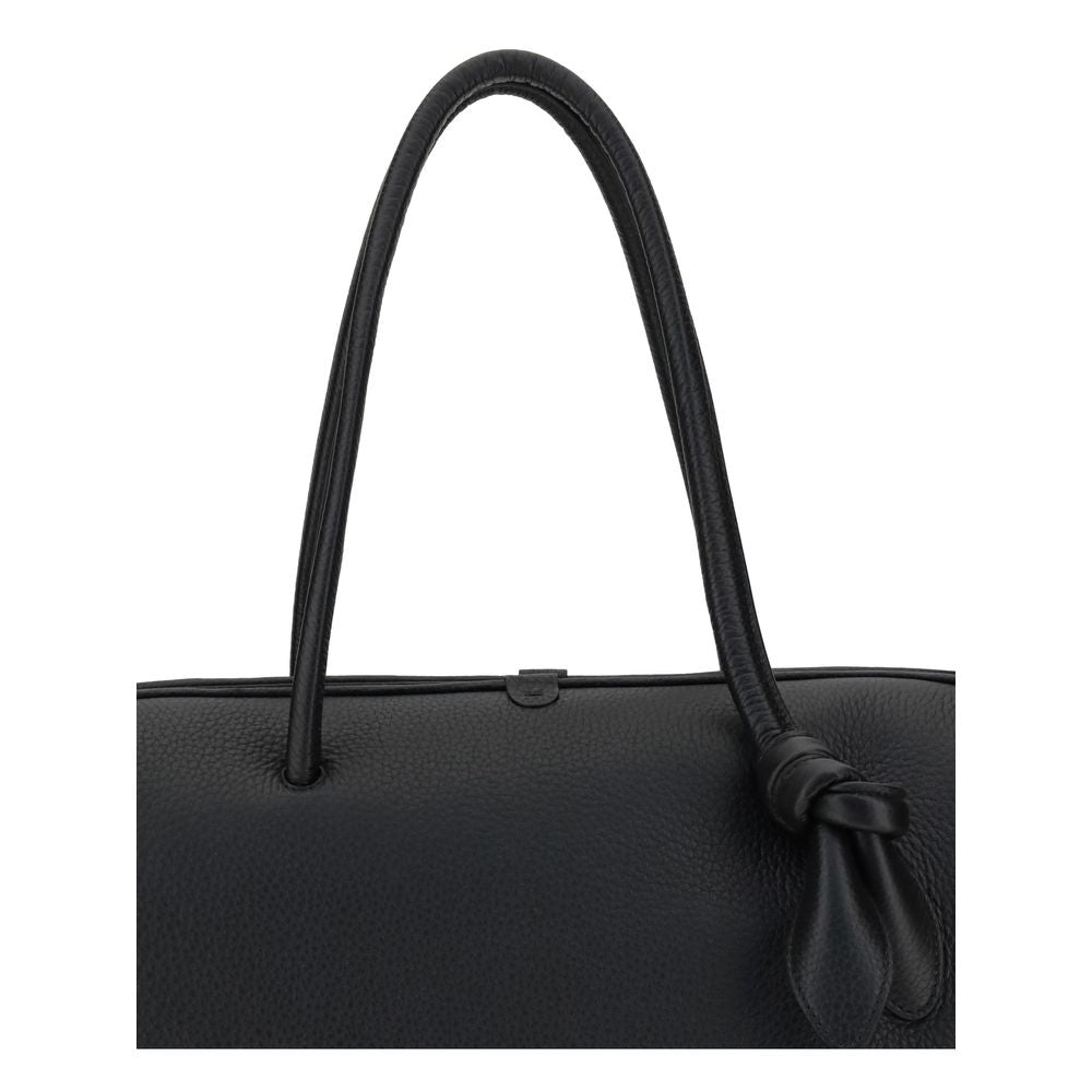 Jacquemus Black Calf Leather Bos Taurus Handbag