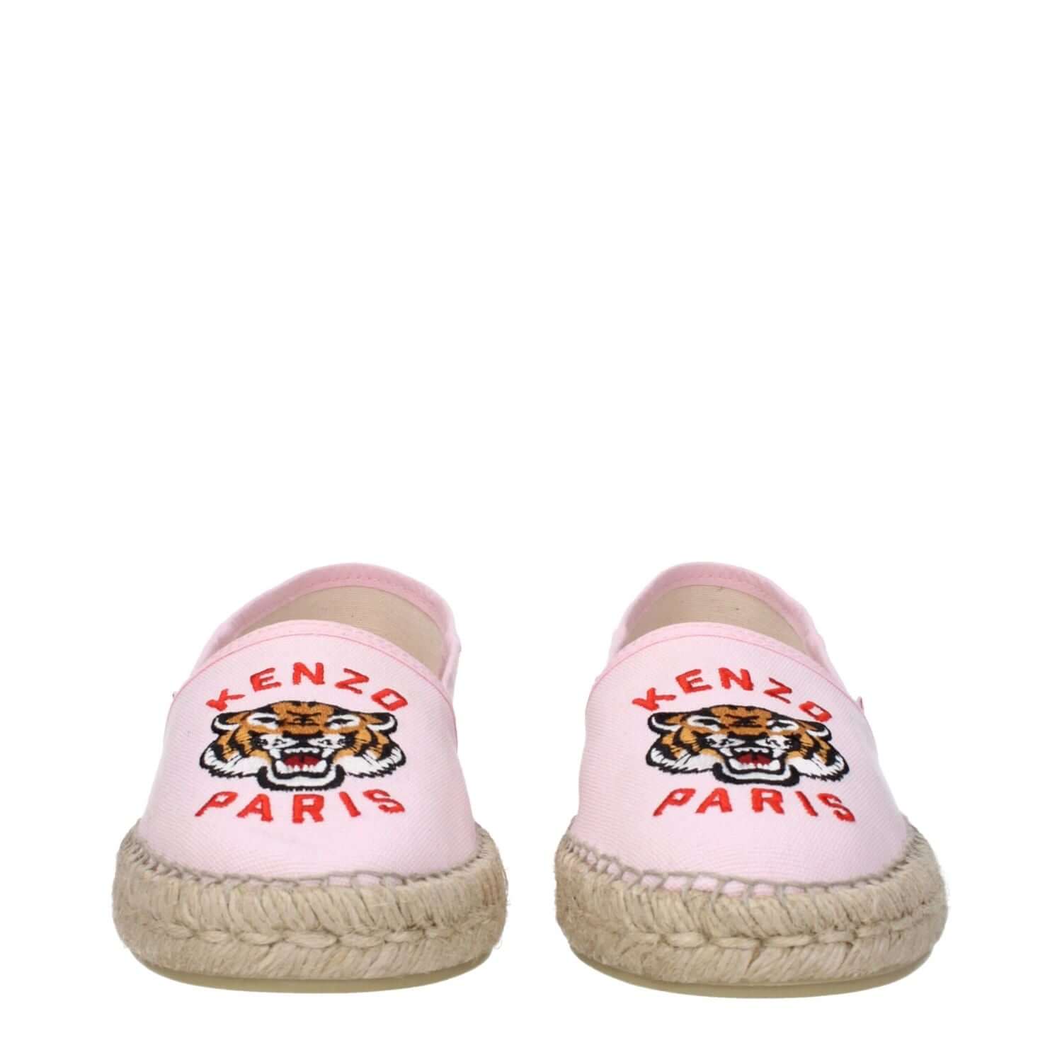 Kenzo Pink Fabric Espadrilles