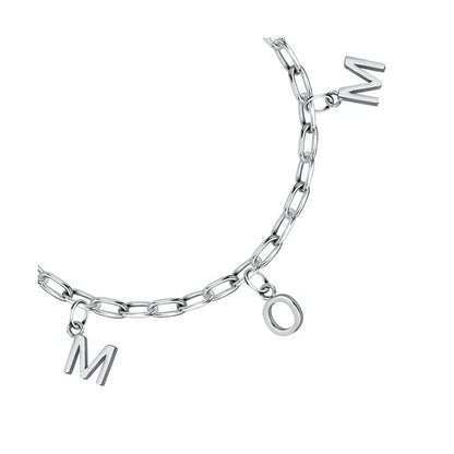 LA PETITE STORY JEWELRY Mod. LPS05ASF56 silver bracelet with letter charms