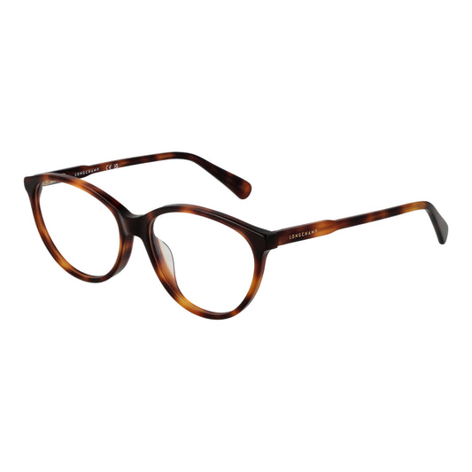 LONGCHAMP MOD. LO2709 53230 brown horn-rimmed eyeglasses for ladies with a stylish design.